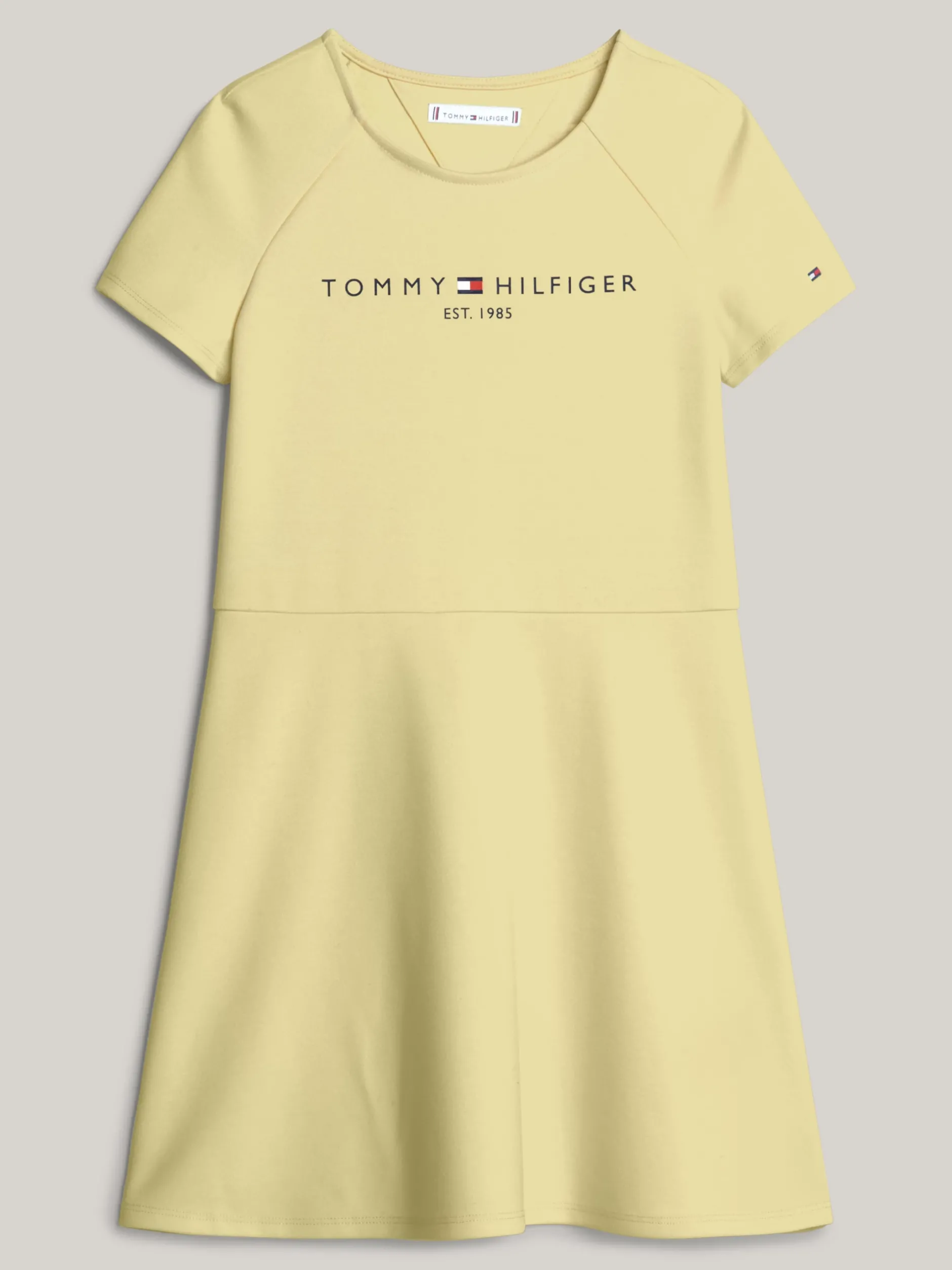 Sukienki*Tommy Hilfiger Sukienka Essential Z Logo LEMON ZEST