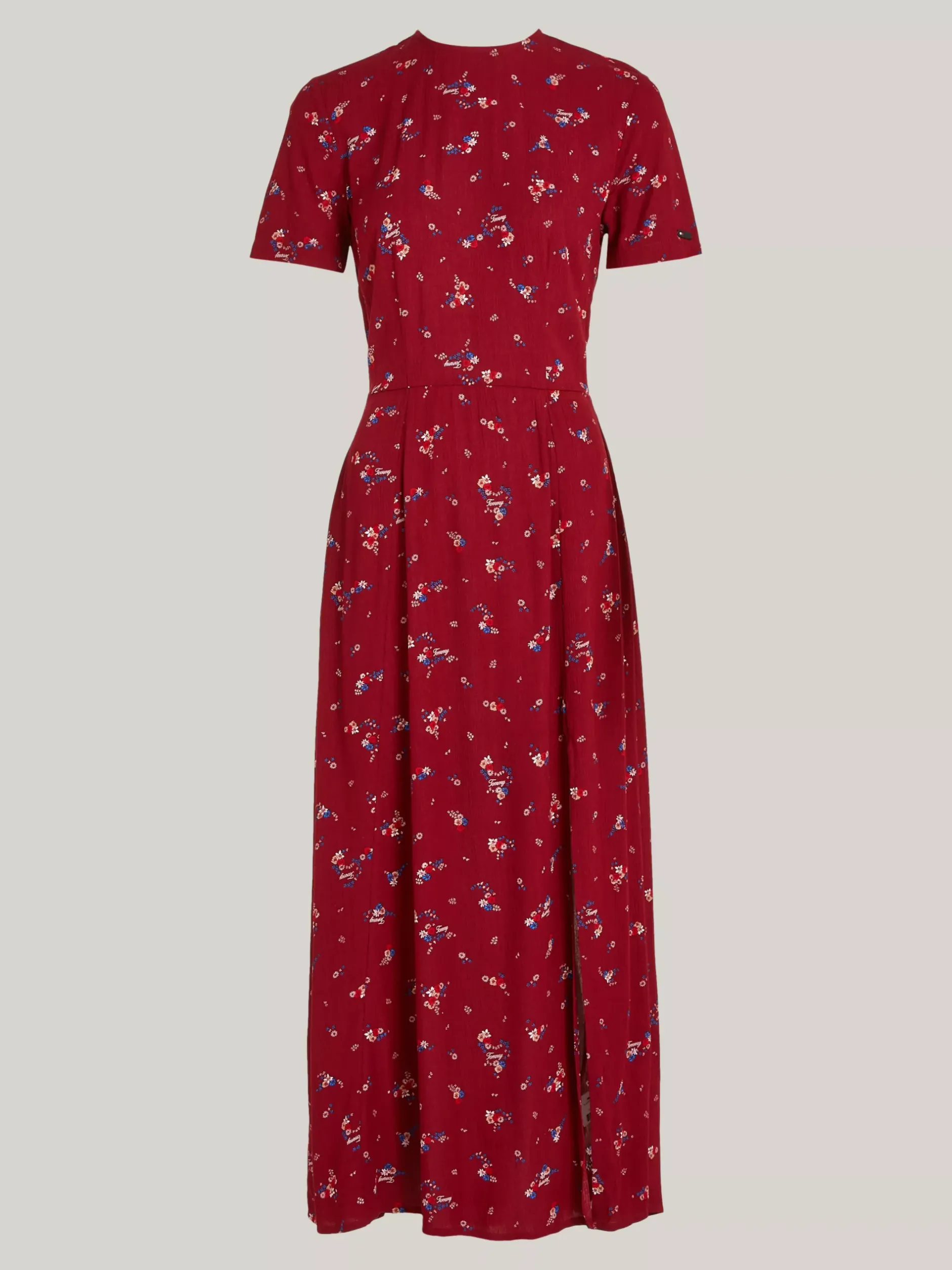 Sukienki*Tommy Hilfiger Sukienka Koktajlowa Midi W Górskie Kwiaty MOUNTAIN FLORAL