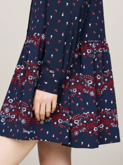 Sukienki*Tommy Hilfiger Sukienka Koszulowa Mini W Kwiaty CLIFF TOP FLORAL MIX