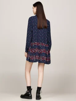 Sukienki*Tommy Hilfiger Sukienka Koszulowa Mini W Kwiaty CLIFF TOP FLORAL MIX