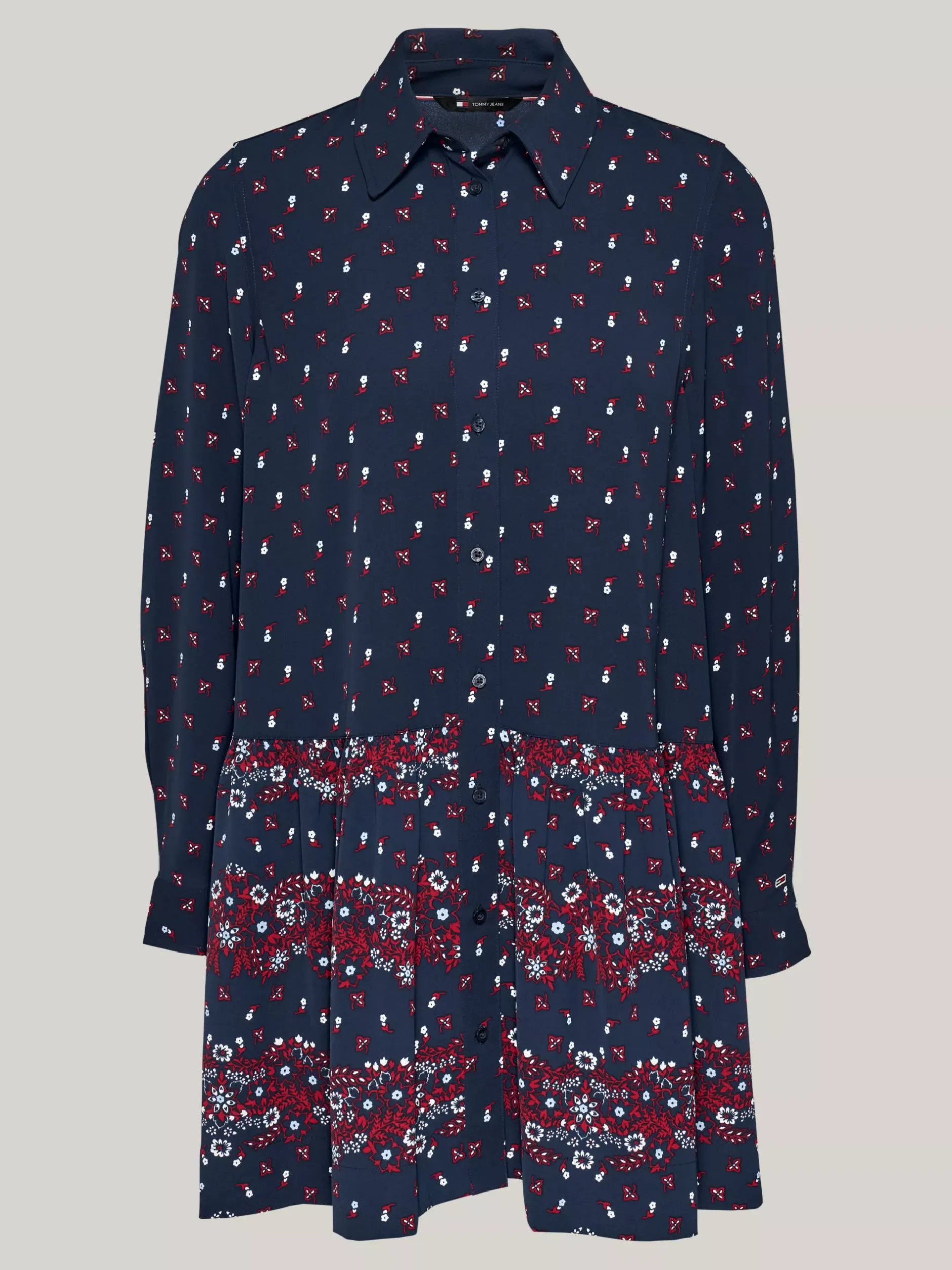 Sukienki*Tommy Hilfiger Sukienka Koszulowa Mini W Kwiaty CLIFF TOP FLORAL MIX
