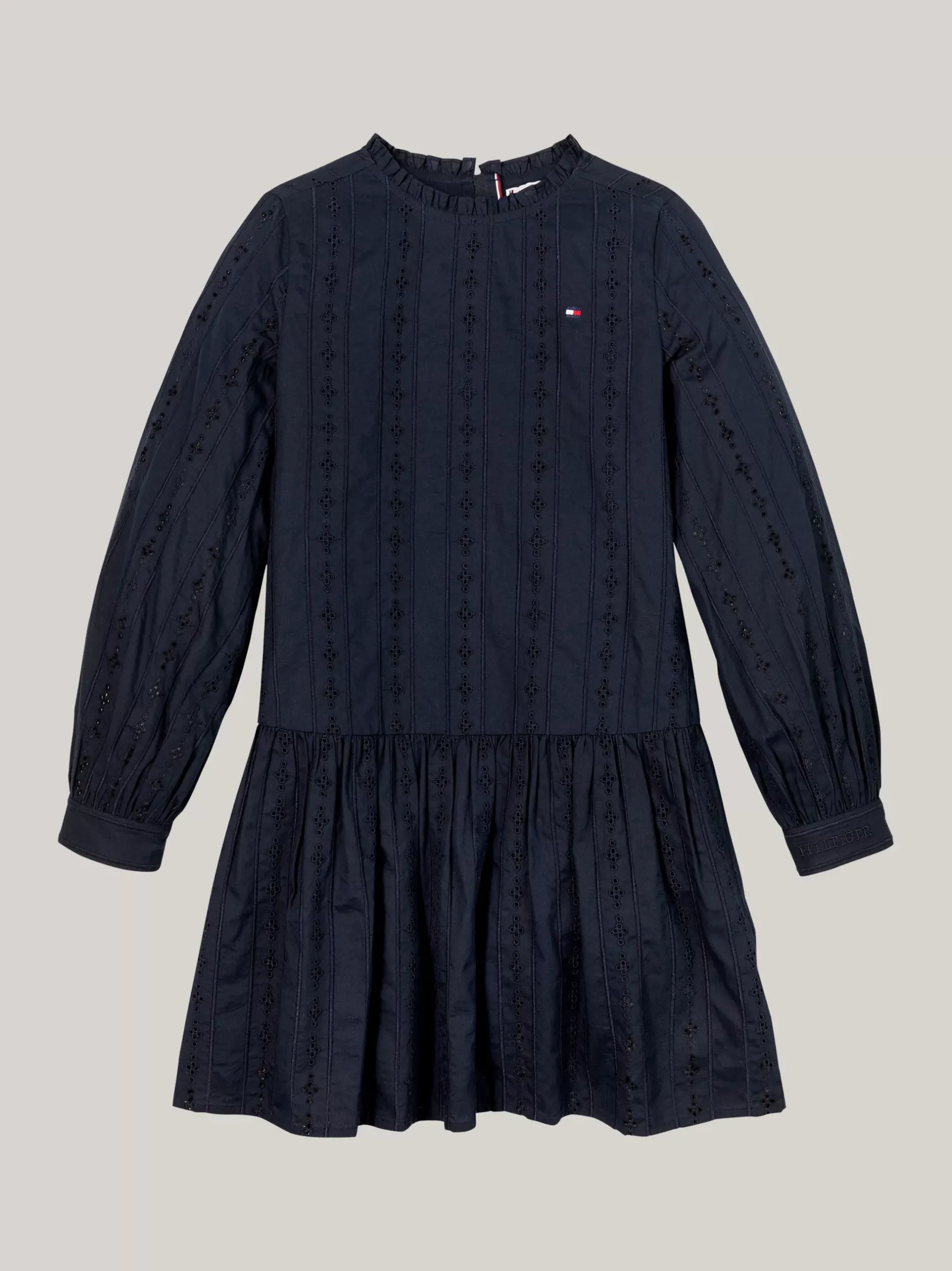 Sukienki*Tommy Hilfiger Sukienka Z Logo Hilfiger Monotype DESERT SKY