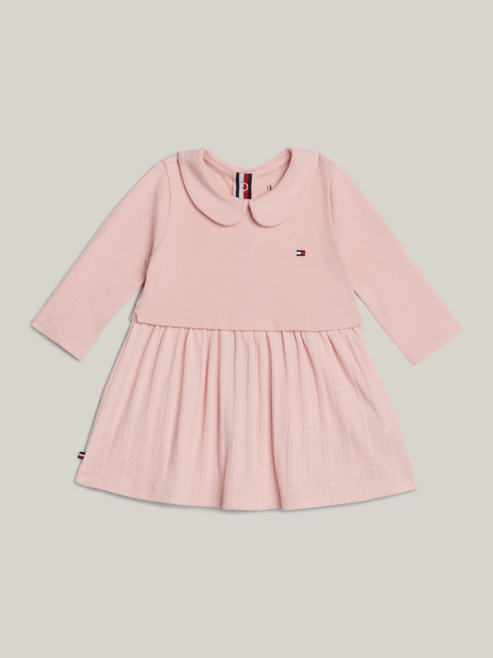 Dziewczynki|Chłopcy*Tommy Hilfiger Sukienka Z Piki O Splocie Pointelle SOFT ROSE