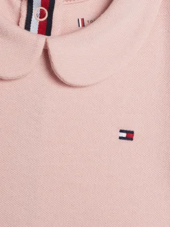 Dziewczynki|Chłopcy*Tommy Hilfiger Sukienka Z Piki O Splocie Pointelle SOFT ROSE