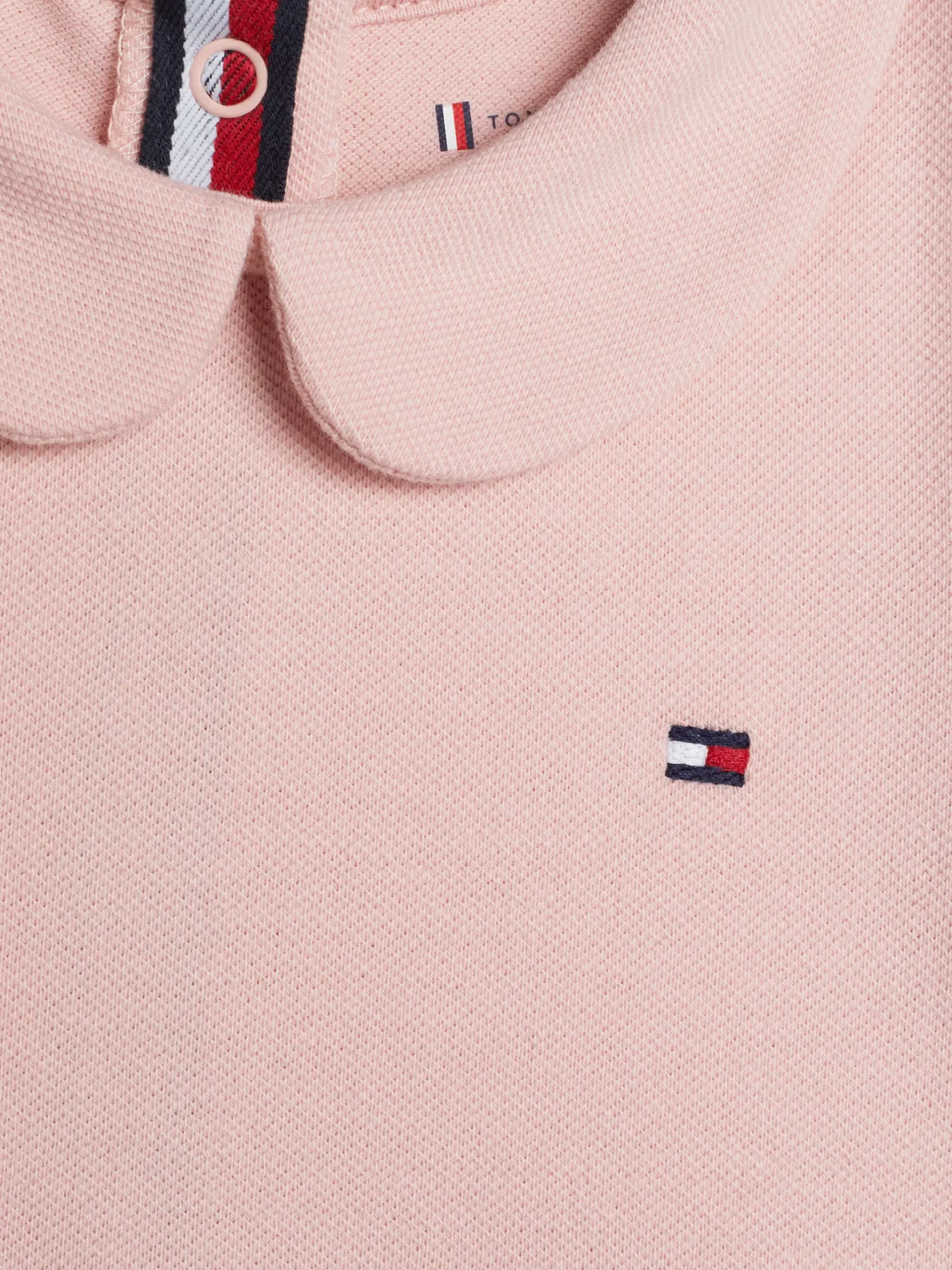 Dziewczynki|Chłopcy*Tommy Hilfiger Sukienka Z Piki O Splocie Pointelle SOFT ROSE