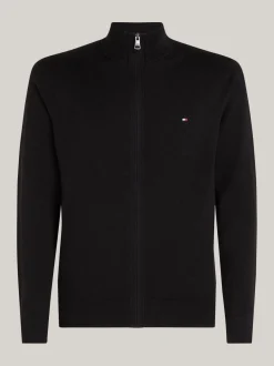 Kardigany|Swetry*Tommy Hilfiger Sweter Na Zamek Z Kaszmirem BLACK