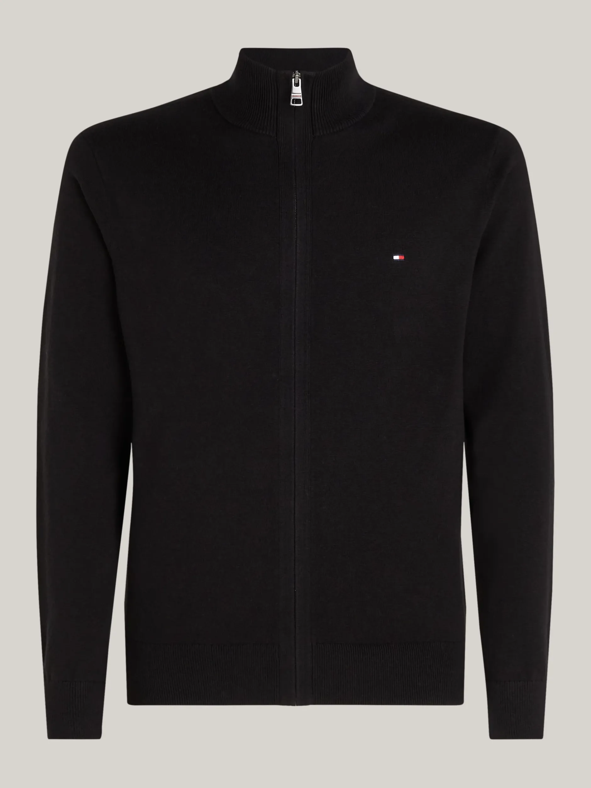 Kardigany|Swetry*Tommy Hilfiger Sweter Na Zamek Z Kaszmirem BLACK