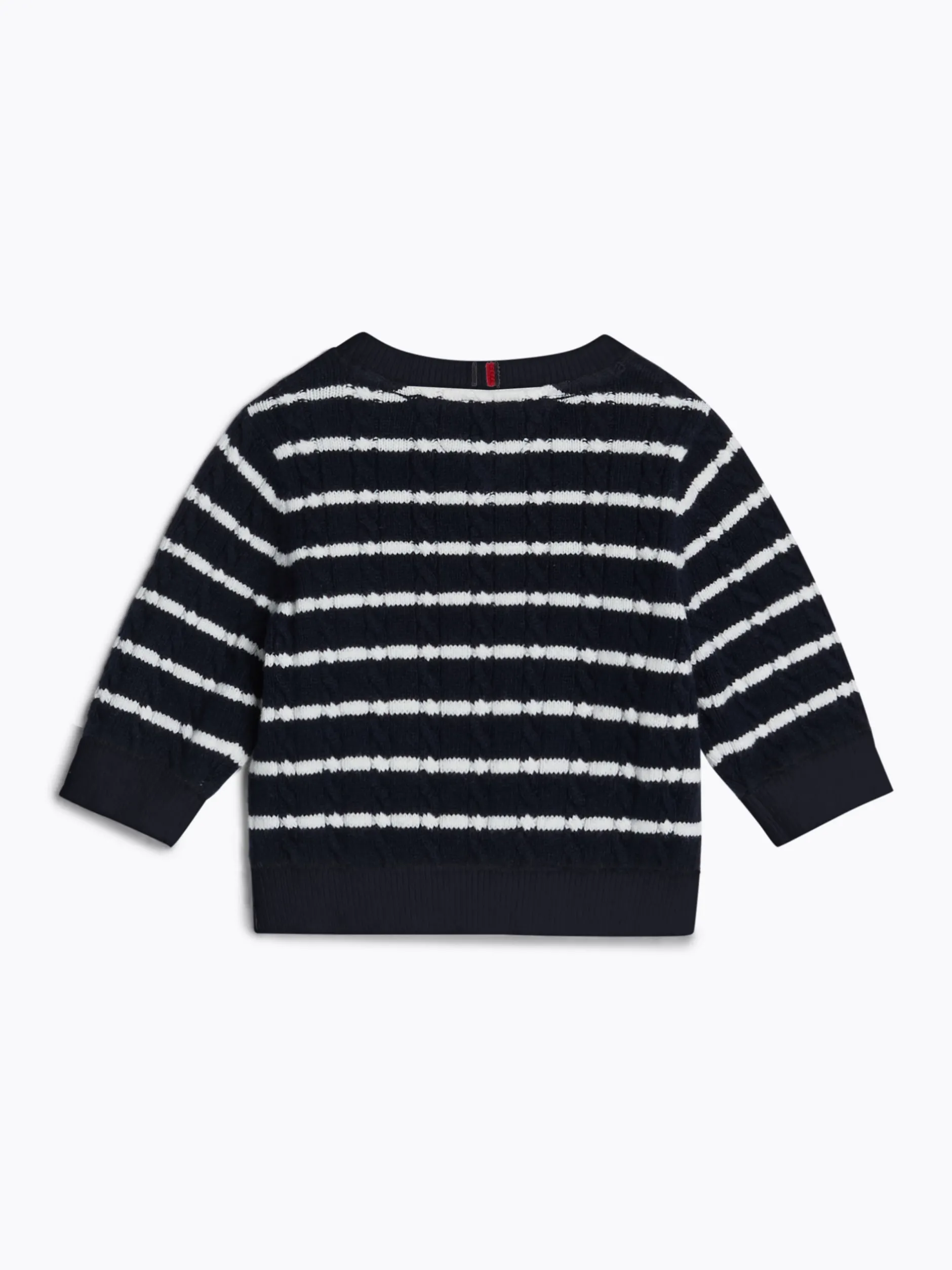 Dziewczynki|Chłopcy*Tommy Hilfiger Sweter W Paski Ze Splotem Warkoczowym NAUTICAL STRIPE