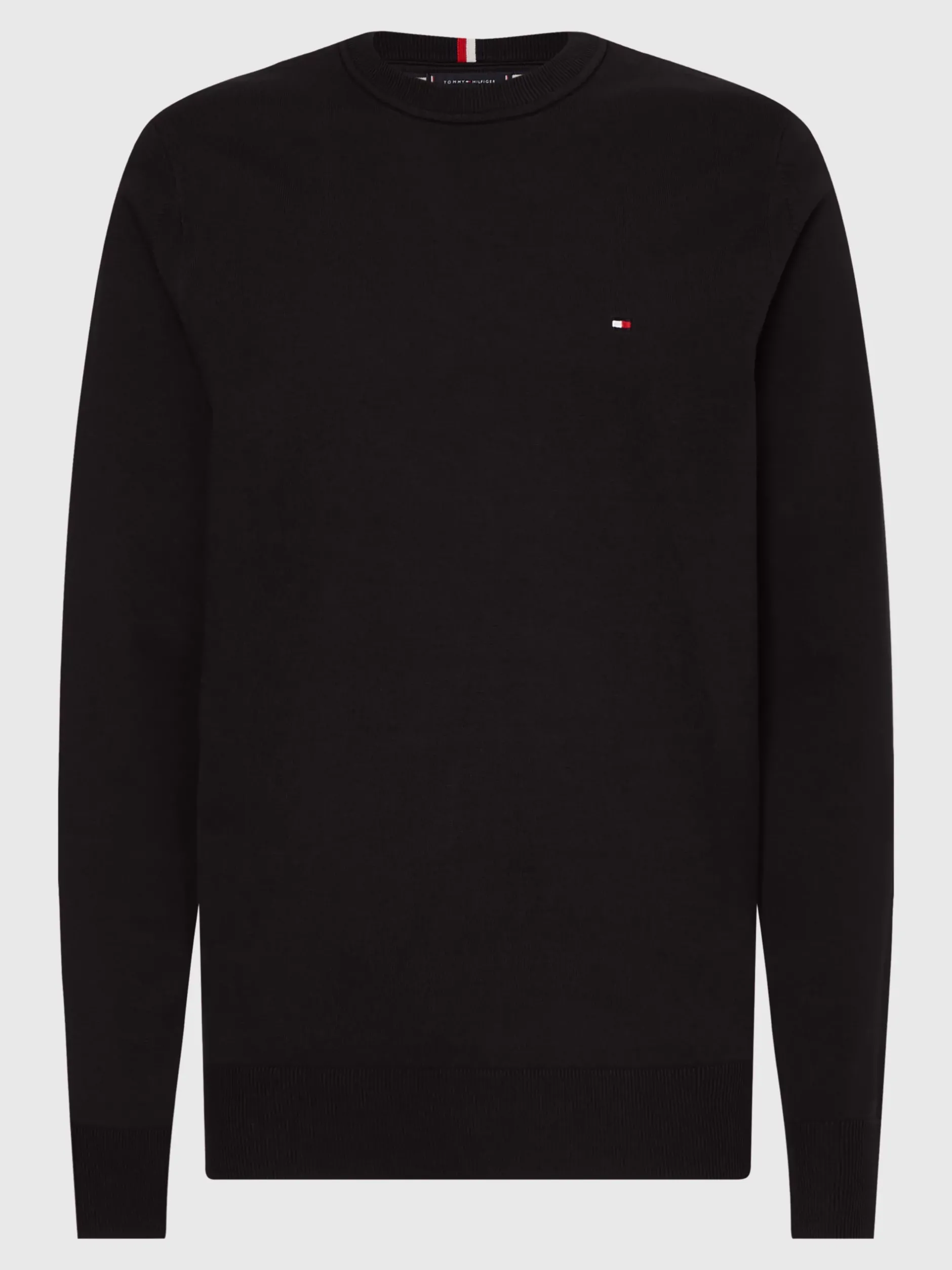 Swetry Z Okrągłym Dekoltem|Swetry*Tommy Hilfiger Sweter Z Bawełny 1985 Collection BLACK