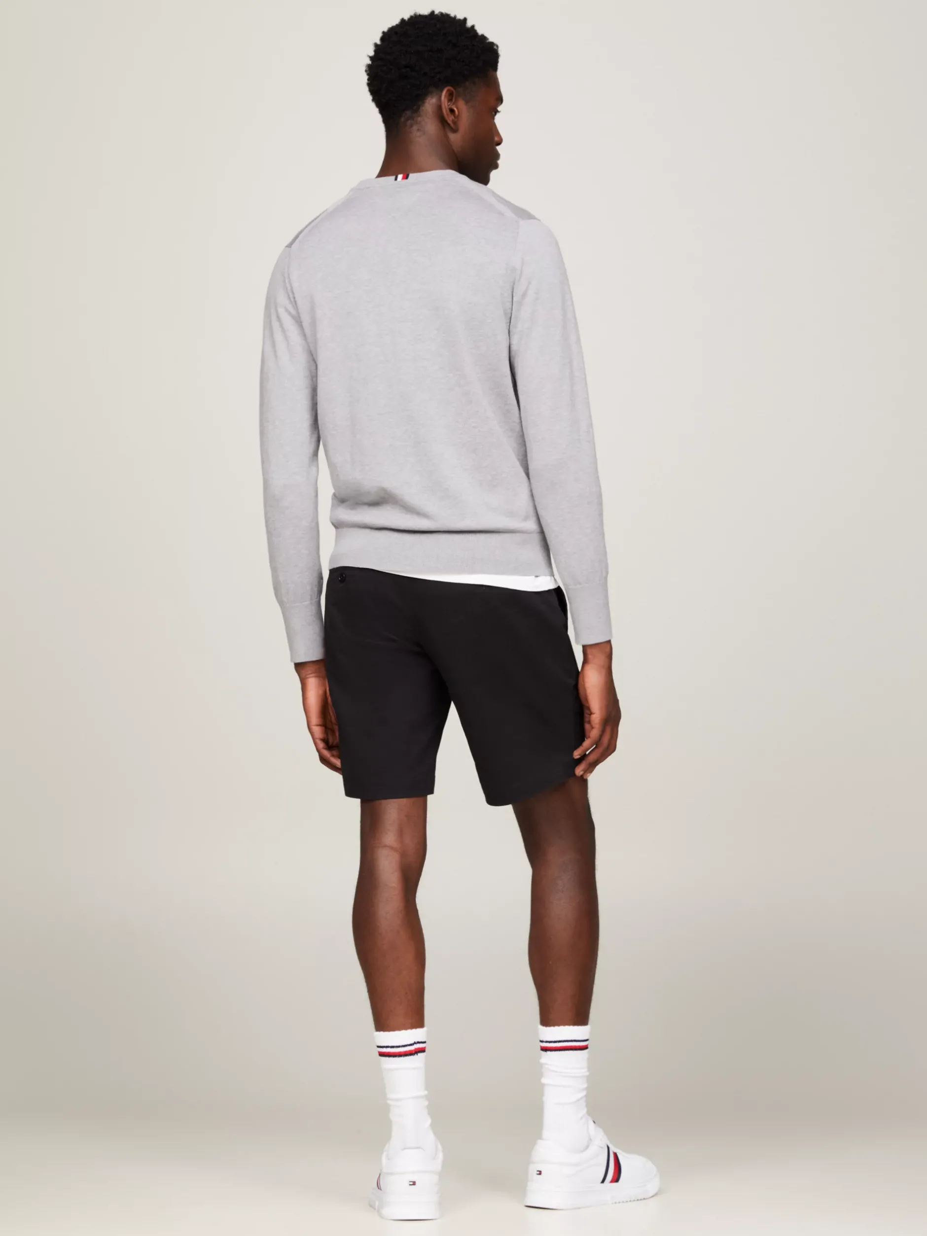 Swetry Z Okrągłym Dekoltem|Swetry*Tommy Hilfiger Sweter Z Bawełny 1985 Collection MEDIUM GREY HEATHER