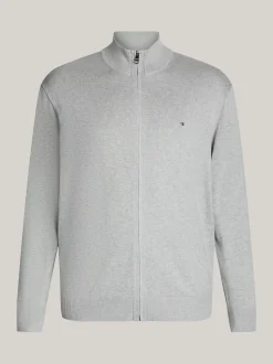 Kardigany|Swetry*Tommy Hilfiger Sweter Z Dodatkiem Kaszmiru Z Kolekcji Plus LIGHT GREY HEATHER