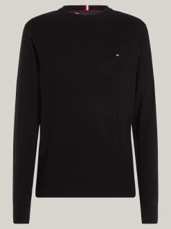 Swetry Z Okrągłym Dekoltem|Swetry*Tommy Hilfiger Sweter Z Kaszmirem BLACK