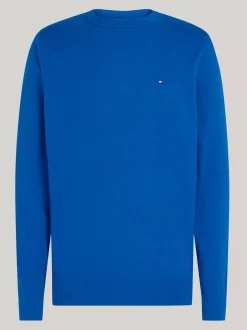 Swetry Z Okrągłym Dekoltem|Swetry*Tommy Hilfiger Sweter Z Kaszmirem VIBRANT INDIGO