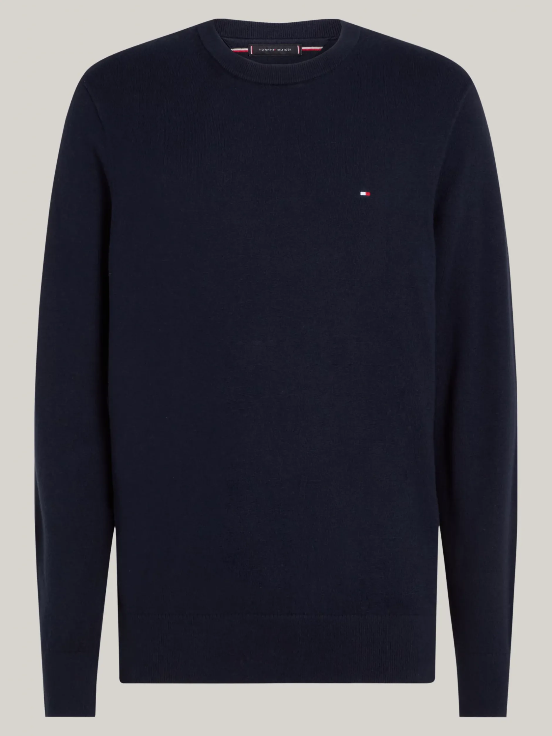Swetry Z Okrągłym Dekoltem|Swetry*Tommy Hilfiger Sweter Z Kaszmirem DESERT SKY