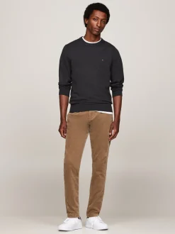 Swetry Z Okrągłym Dekoltem|Swetry*Tommy Hilfiger Sweter Z Kaszmirem DARK GREY HEATHER