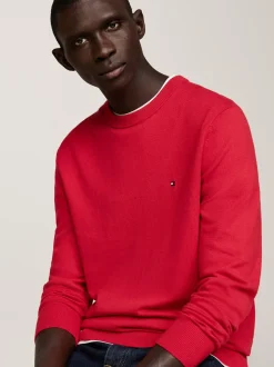 Swetry Z Okrągłym Dekoltem|Swetry*Tommy Hilfiger Sweter Z Kaszmirem PRIMARY RED