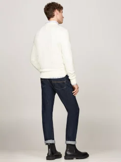 Swetry Z Okrągłym Dekoltem|Swetry*Tommy Hilfiger Sweter Z Kaszmirem IVORY