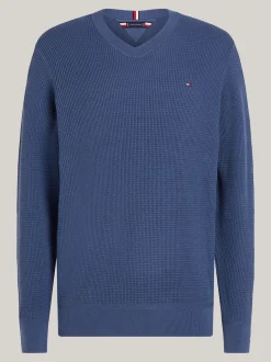 Swetry Z Okrągłym Dekoltem|Swetry*Tommy Hilfiger Sweter Z Okrągłym Dekoltem AEGEAN SEA