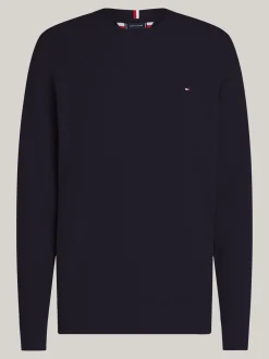 Swetry Z Okrągłym Dekoltem|Swetry*Tommy Hilfiger Sweter Z Okrągłym Dekoltem DESERT SKY