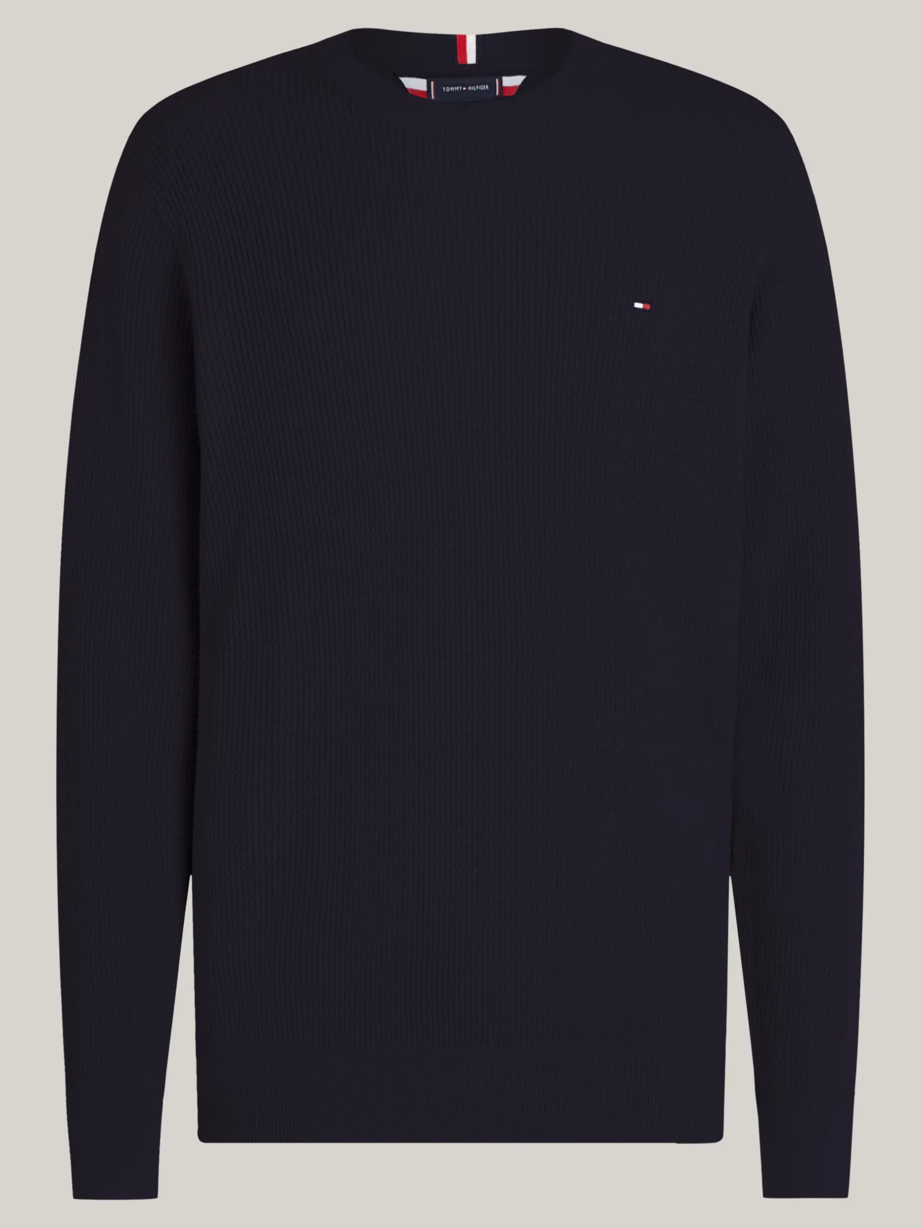 Swetry Z Okrągłym Dekoltem|Swetry*Tommy Hilfiger Sweter Z Okrągłym Dekoltem DESERT SKY