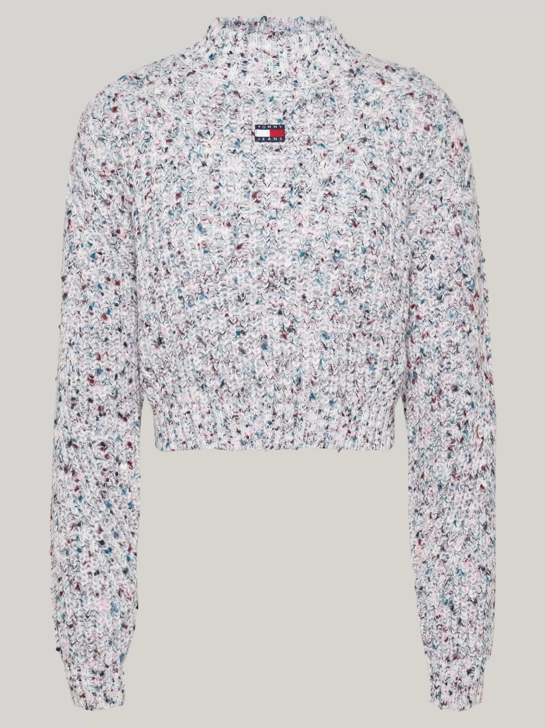 Swetry|Dzianina*Tommy Hilfiger Sweter Z Półgolfem O Pudełkowym Kroju ANCIENT WHITE