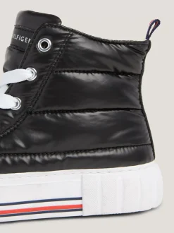 Obuwie I Akcesoria*Tommy Hilfiger Sygnowane Buty Sportowe Za Kostkę BLACK