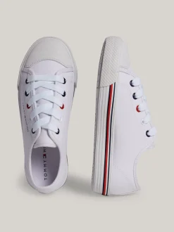 Obuwie I Akcesoria|Obuwie I Akcesoria*Tommy Hilfiger Sygnowane Buty Sportowe Z Logo WHITE
