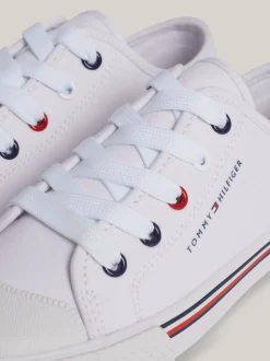 Obuwie I Akcesoria|Obuwie I Akcesoria*Tommy Hilfiger Sygnowane Buty Sportowe Z Logo WHITE