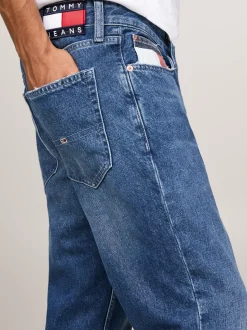 Jeansy*Tommy Hilfiger Sygnowane Jeansy Scanton O Wąskim Kroju DENIM MEDIUM