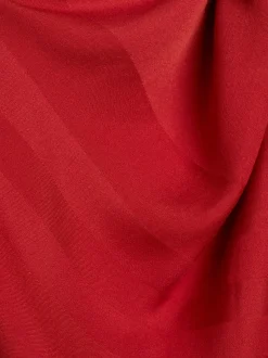 Szaliki|Szaliki*Tommy Hilfiger Szal Z Frędzlami I Monogramem TH DARK MAGMA