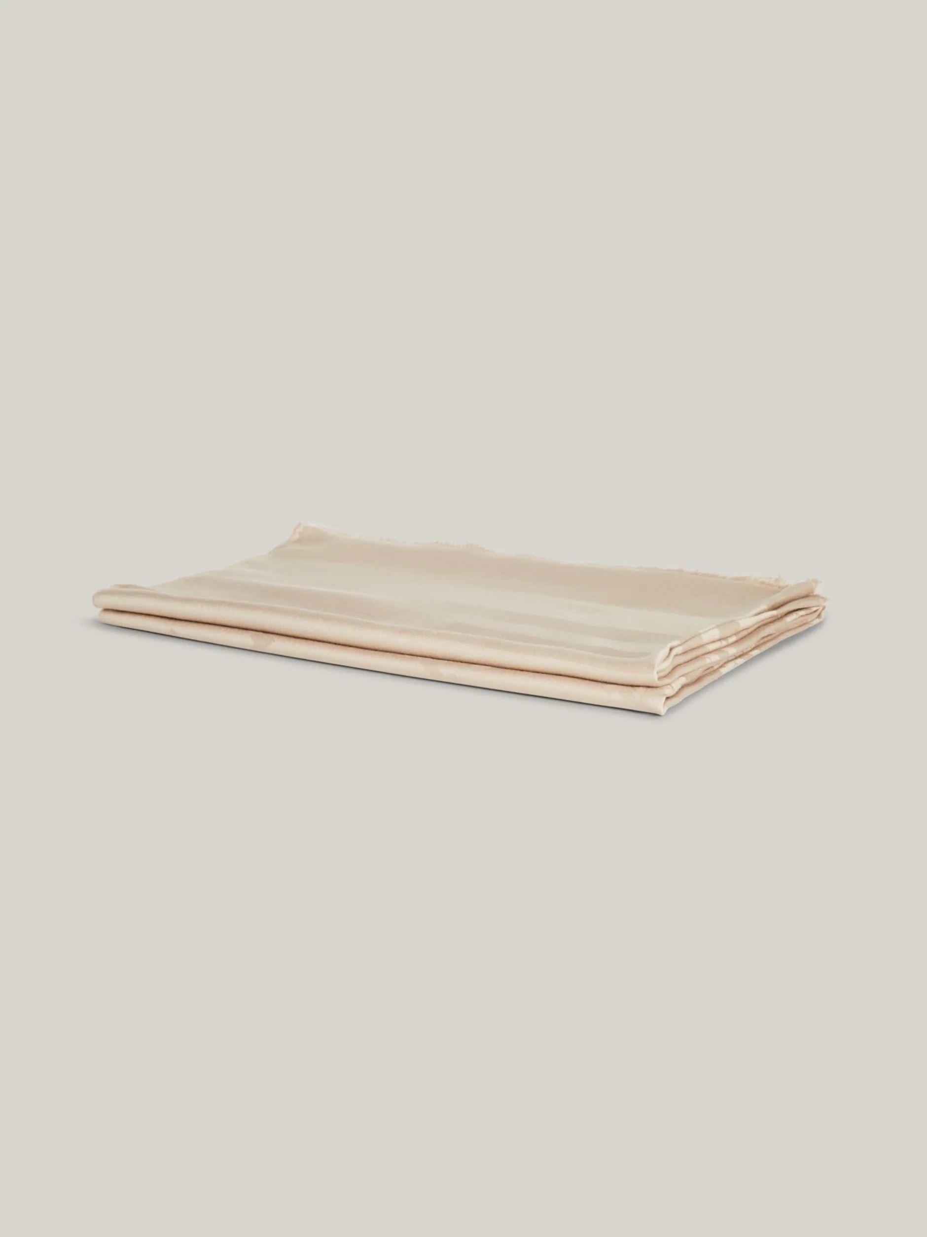 Szaliki|Szaliki*Tommy Hilfiger Szal Z Lekkiej Tkaniny Z Monogramem TH CLASSIC BEIGE