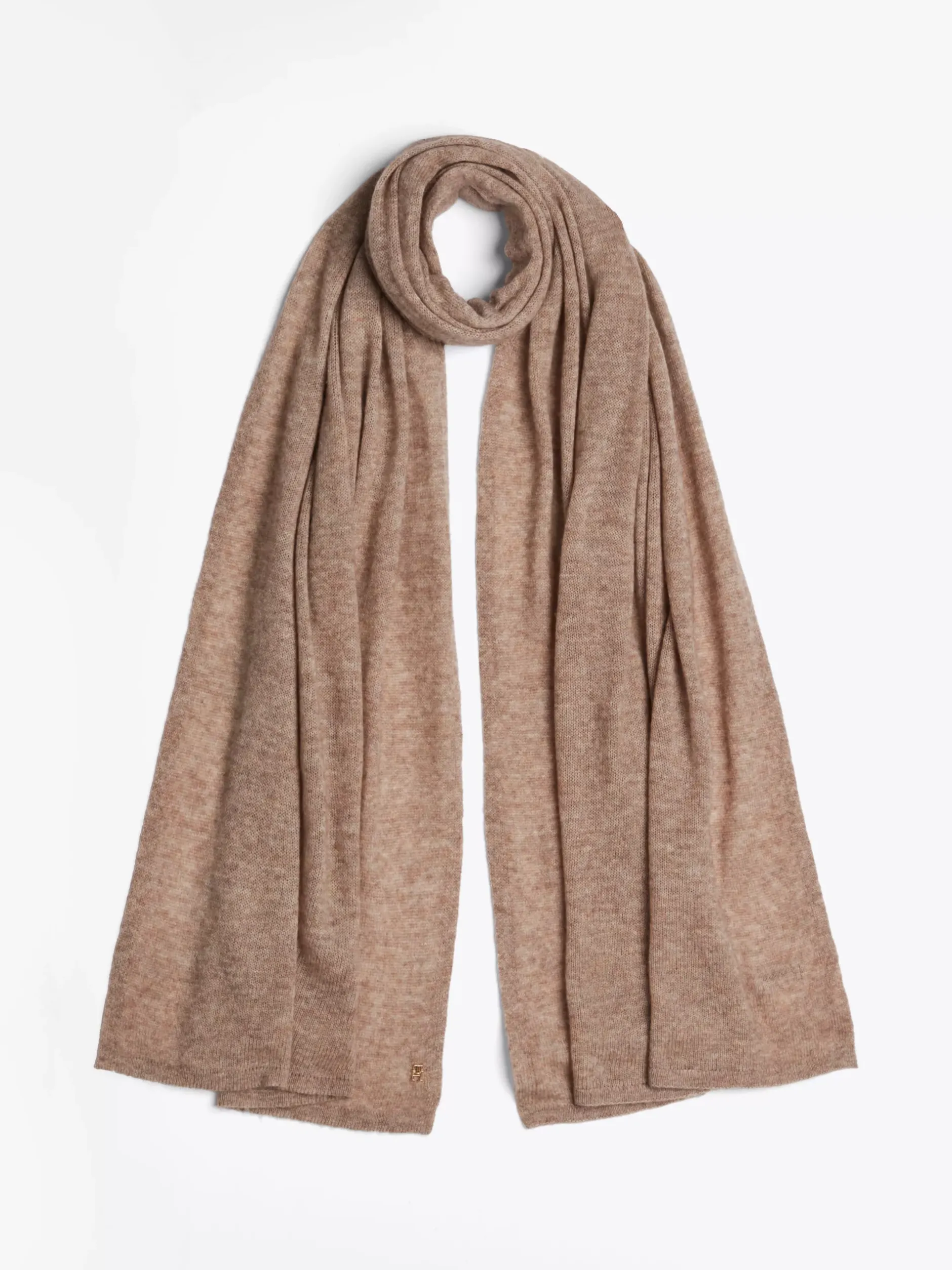 Szaliki|Szaliki*Tommy Hilfiger Szal Z Monogramem TH LEGACY BROWN MELANGE