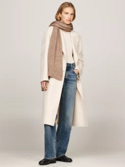 Szaliki|Szaliki*Tommy Hilfiger Szal Z Monogramem TH LEGACY BROWN MELANGE