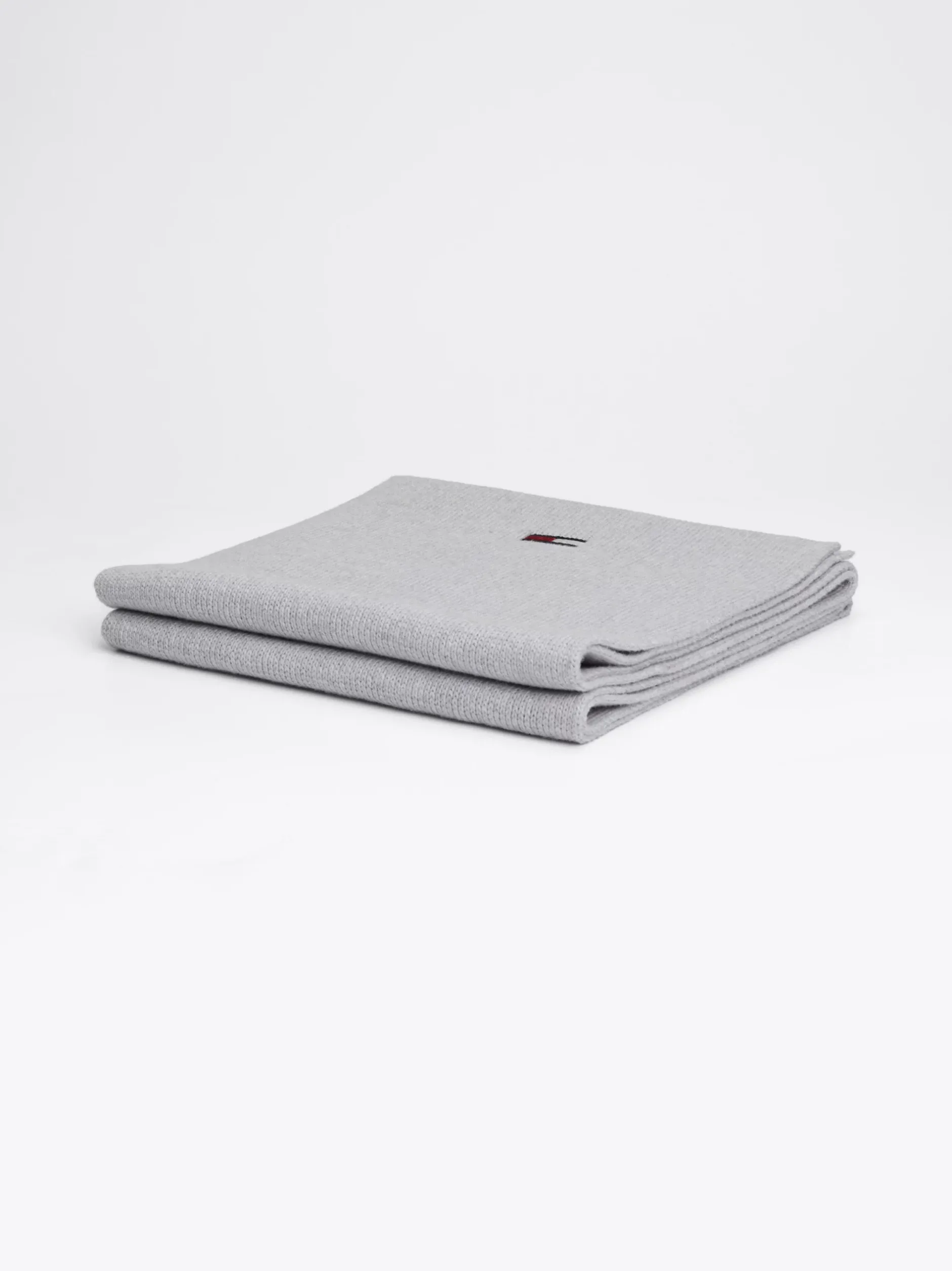 Szaliki|Szaliki*Tommy Hilfiger Szal Z Podłużną Flagą SILVER GREY HEATHER
