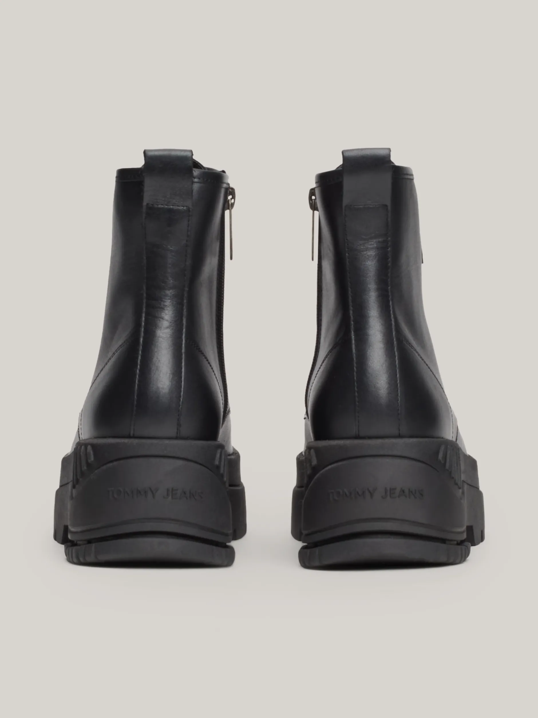 Sznurowane Botki|Botki*Tommy Hilfiger Sznurowane Botki Na Platformie BLACK