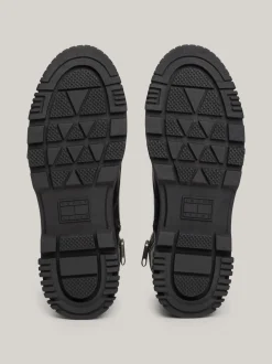 Sznurowane Botki|Botki*Tommy Hilfiger Sznurowane Botki Na Platformie BLACK