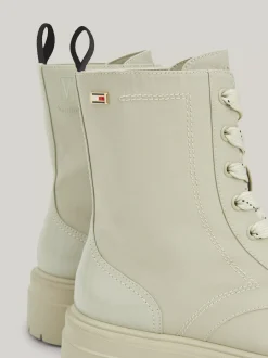 Sznurowane Botki|Botki*Tommy Hilfiger Sznurowane Botki Z Podeszwą Z Protektorem STONE