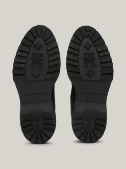 Sznurowane Botki|Botki*Tommy Hilfiger Sznurowane Botki Z Podeszwą Z Protektorem BLACK