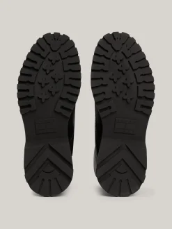 Buty Sznurowane|Buty*Tommy Hilfiger Sznurowane Botki Ze Skóry BLACK