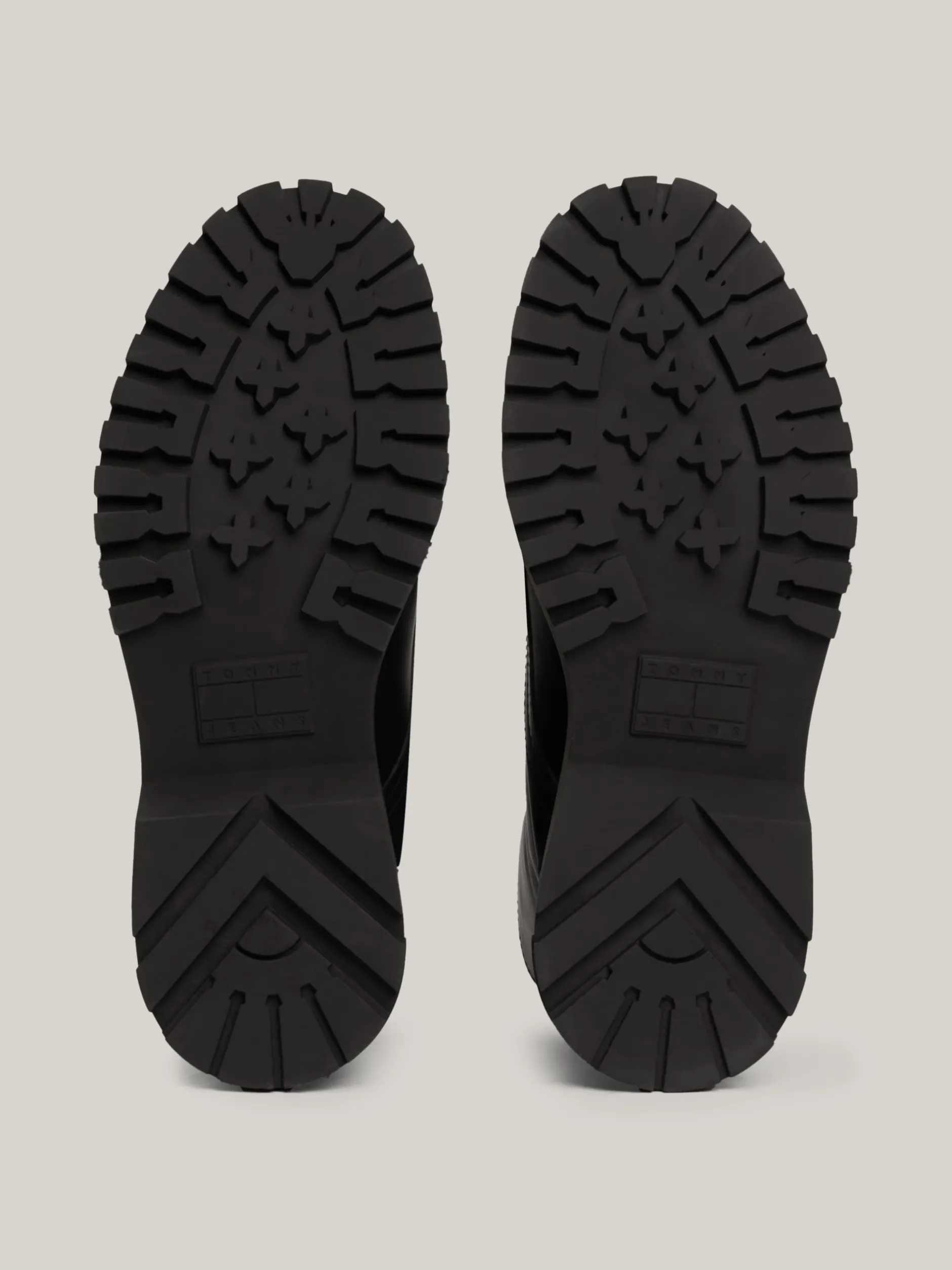 Buty Sznurowane|Buty*Tommy Hilfiger Sznurowane Botki Ze Skóry BLACK