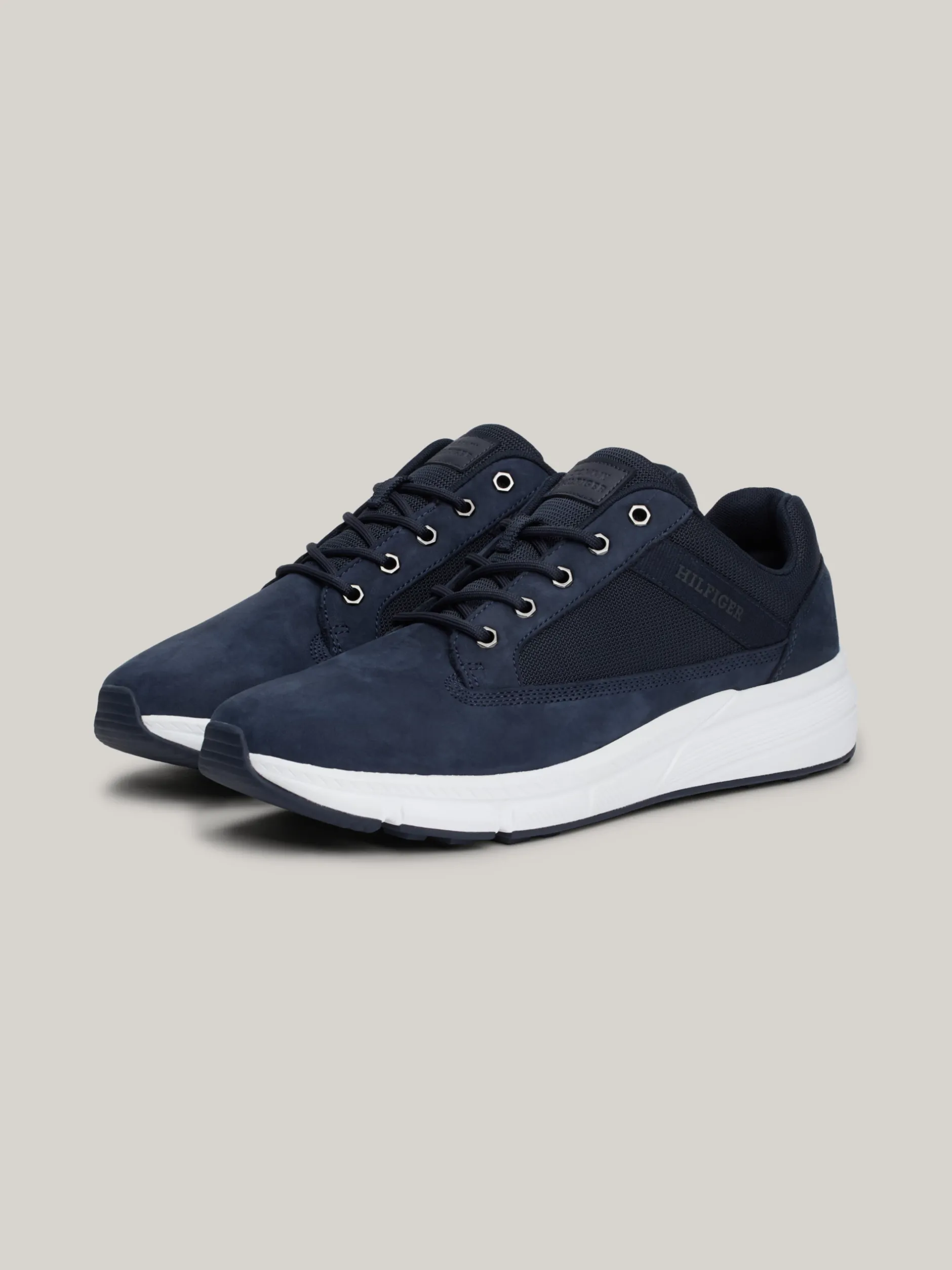 Sneakersy*Tommy Hilfiger Sznurowane Buty Hybrydowe Ze Skóry DESERT SKY