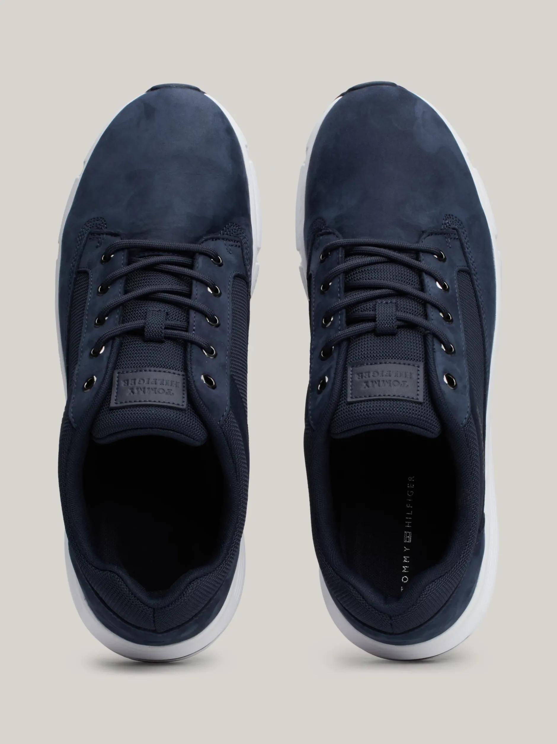 Sneakersy*Tommy Hilfiger Sznurowane Buty Hybrydowe Ze Skóry DESERT SKY
