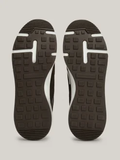 Sneakersy*Tommy Hilfiger Sznurowane Buty Hybrydowe Ze Skóry DARK COFFEE