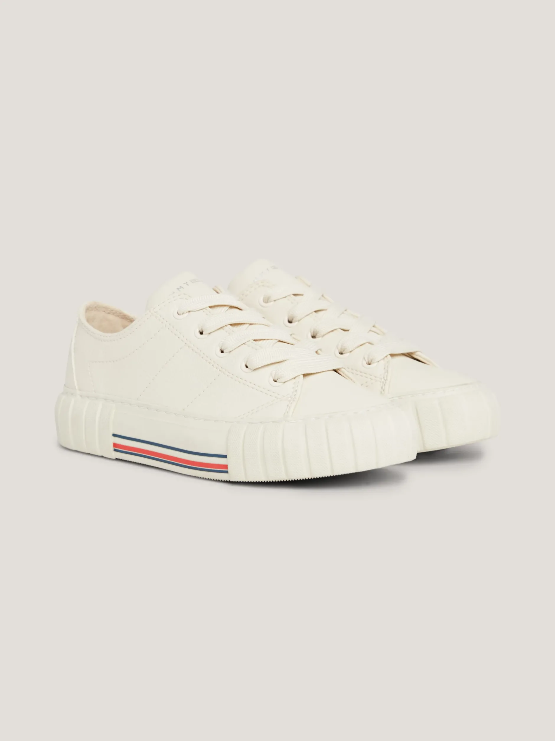 Obuwie I Akcesoria*Tommy Hilfiger Sznurowane Buty Sportowe MILK
