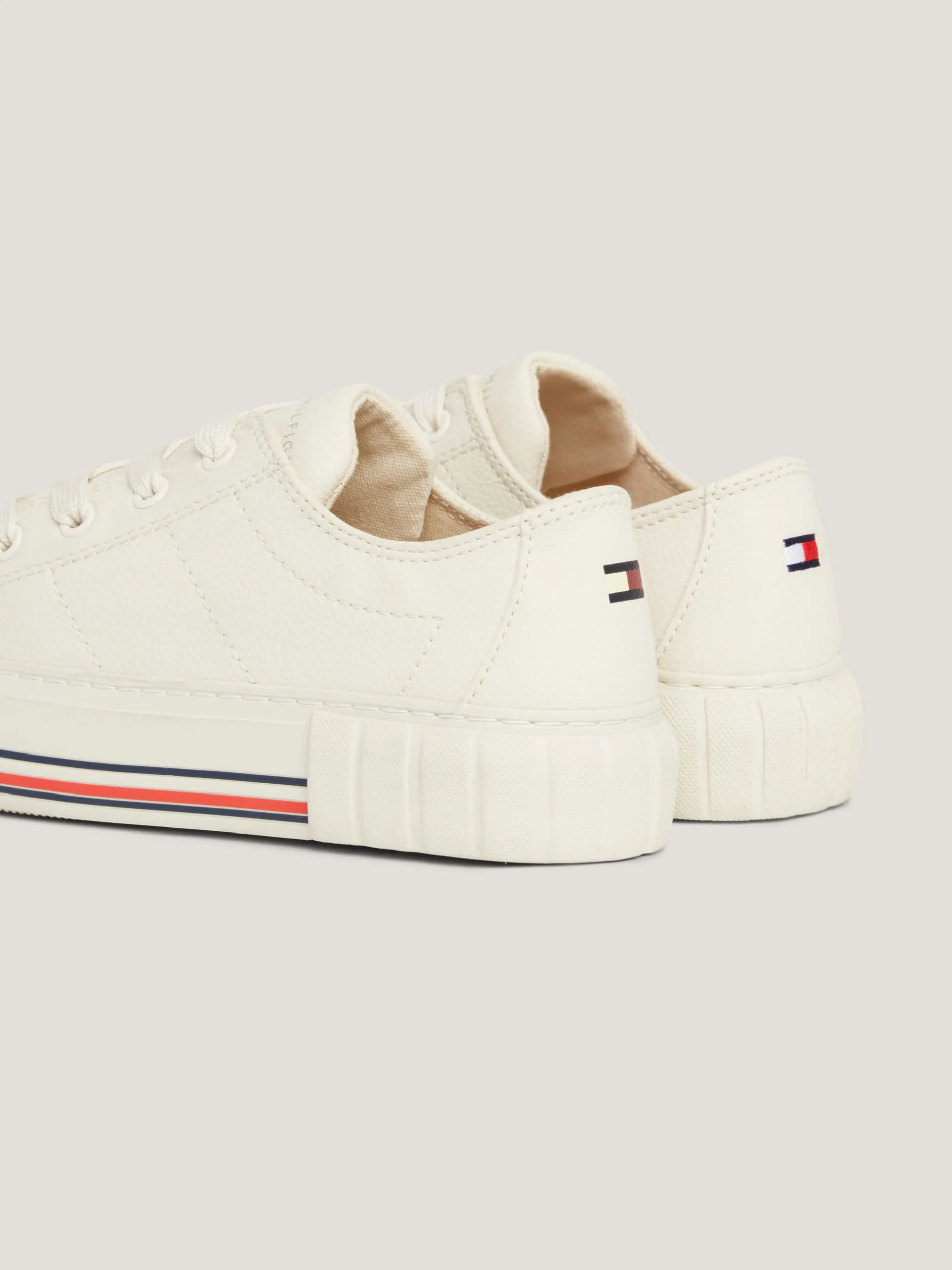 Obuwie I Akcesoria*Tommy Hilfiger Sznurowane Buty Sportowe MILK