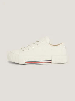 Obuwie I Akcesoria*Tommy Hilfiger Sznurowane Buty Sportowe MILK