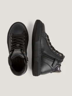 Obuwie I Akcesoria*Tommy Hilfiger Sznurowane Buty Sportowe Za Kostkę BLACK