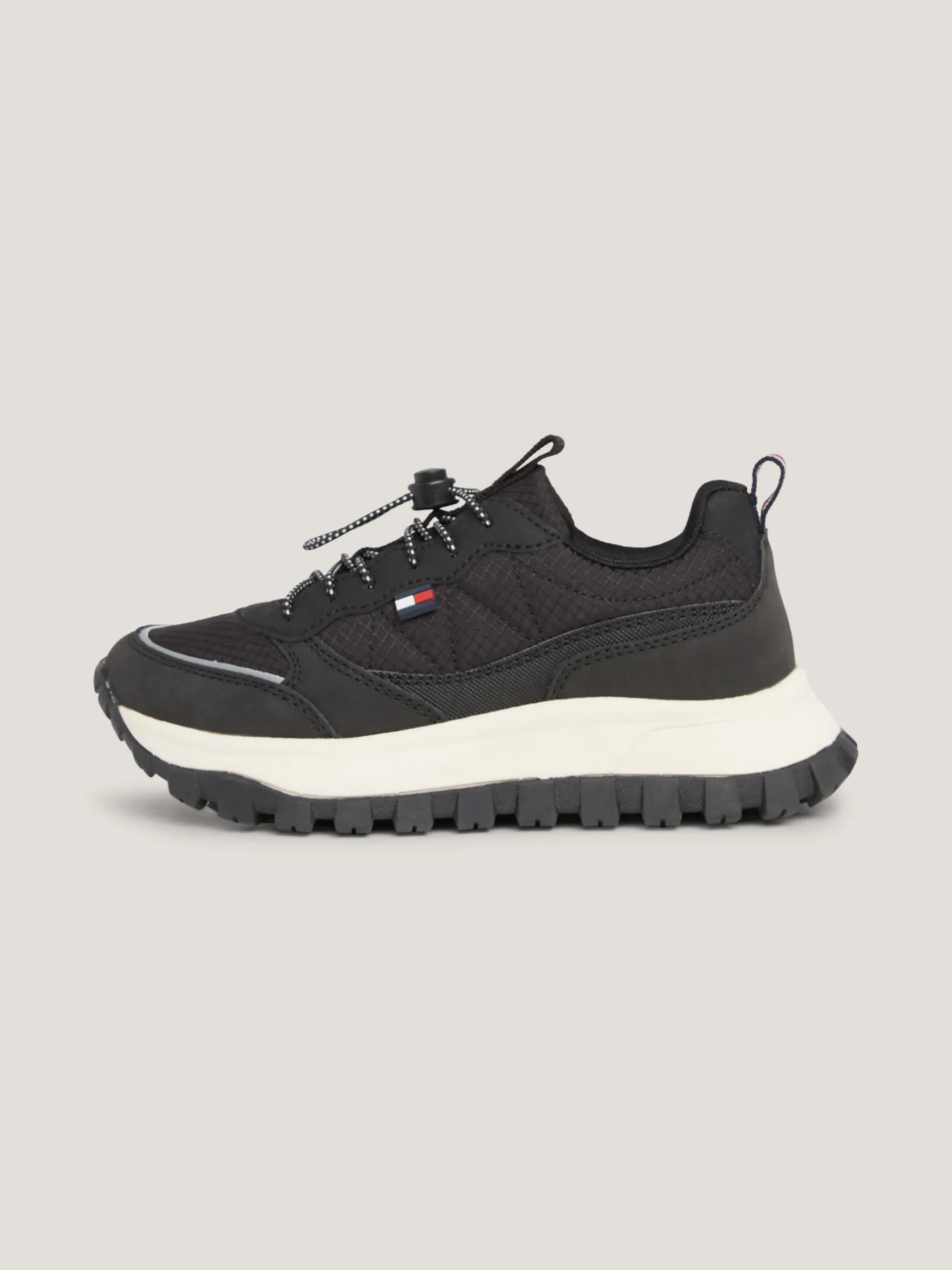 Obuwie I Akcesoria*Tommy Hilfiger Sznurowane Buty Sportowe Na Grubej Podeszwie BLACK