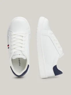 Obuwie I Akcesoria|Obuwie I Akcesoria*Tommy Hilfiger Sznurowane Buty Sportowe Z Logo WHITE