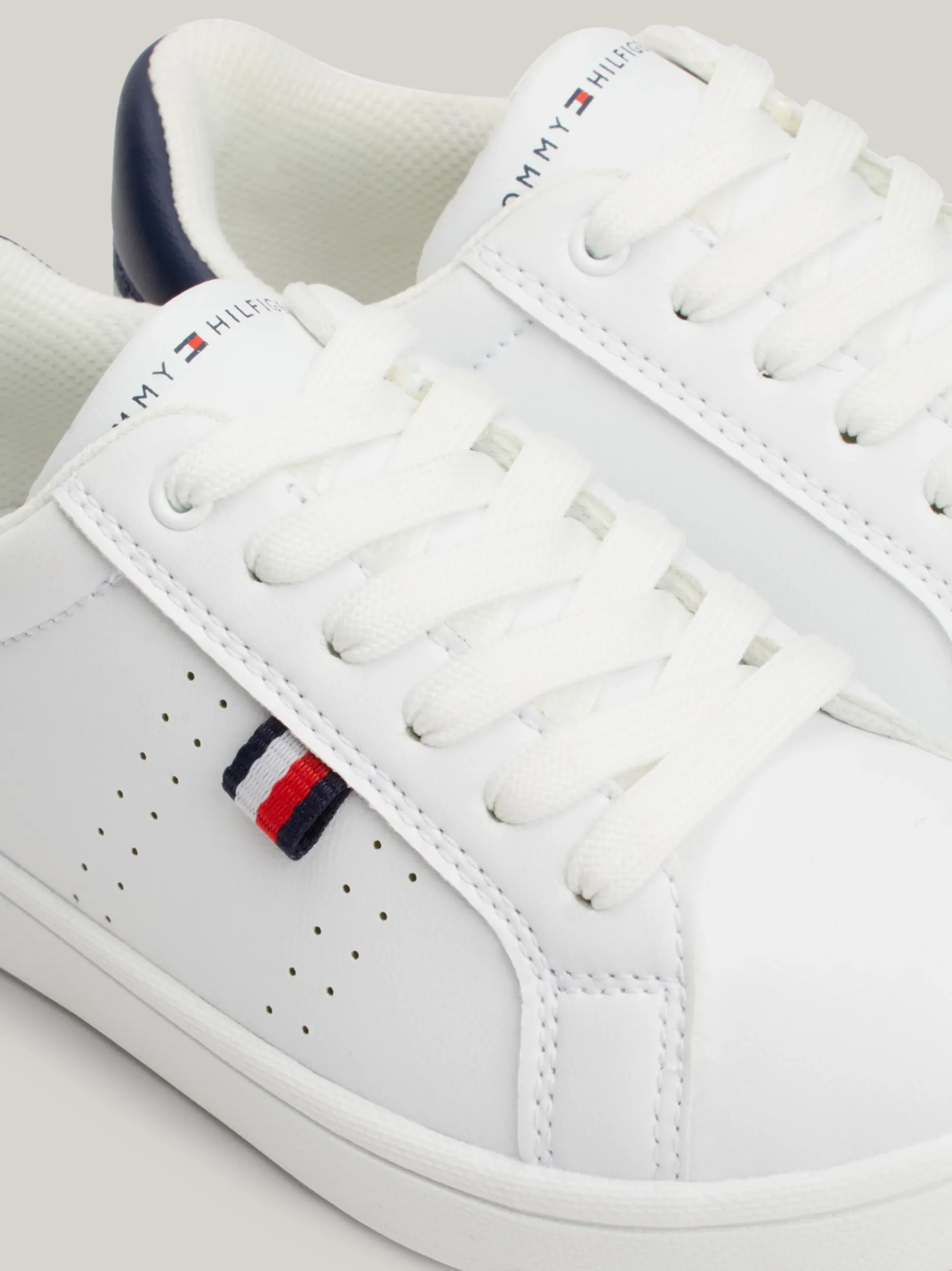 Obuwie I Akcesoria|Obuwie I Akcesoria*Tommy Hilfiger Sznurowane Buty Sportowe Z Logo WHITE